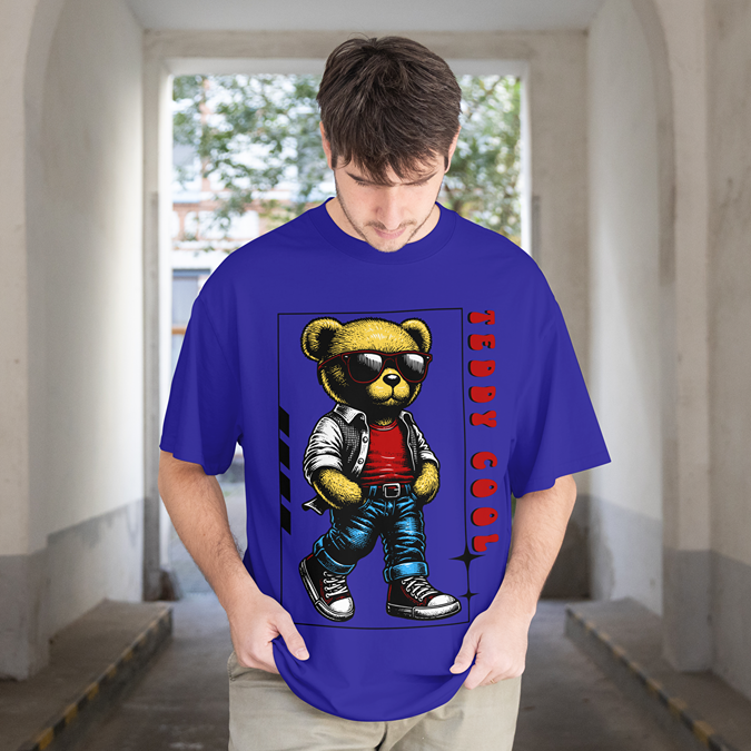 T-Shirt - Teddy Cool - Oversized Fit
