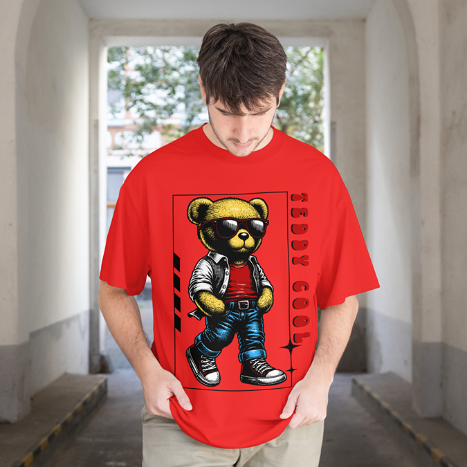T-Shirt - Teddy Cool - Oversized Fit