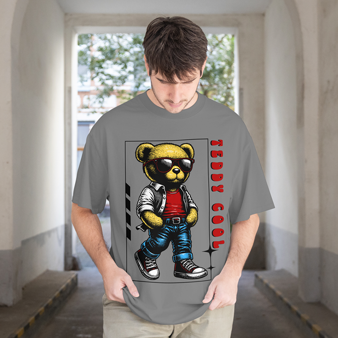T-Shirt - Teddy Cool - Oversized Fit