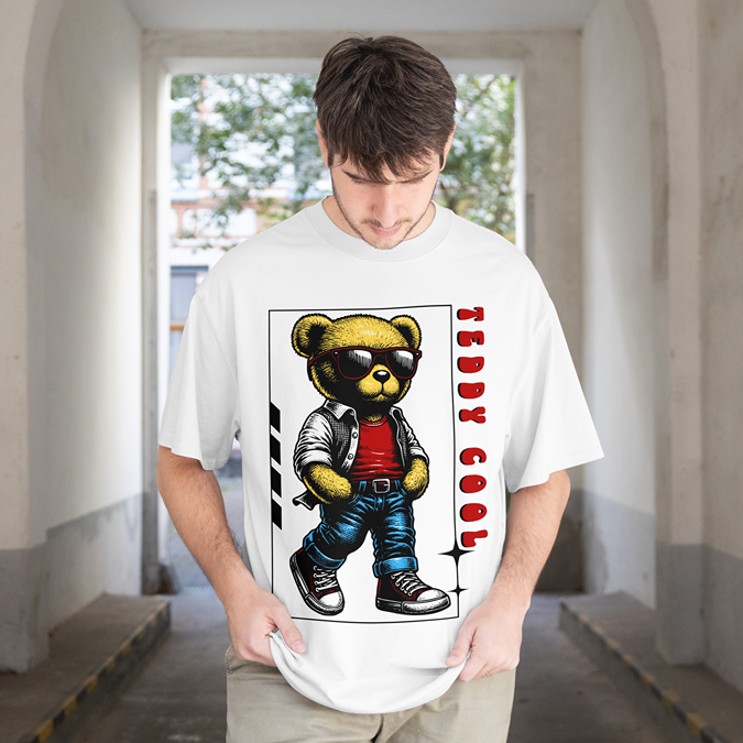 T-Shirt - Teddy Cool - Oversized Fit