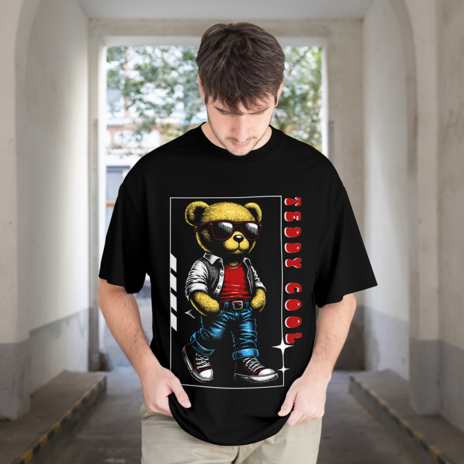 T-Shirt - Teddy Cool - Oversized Fit