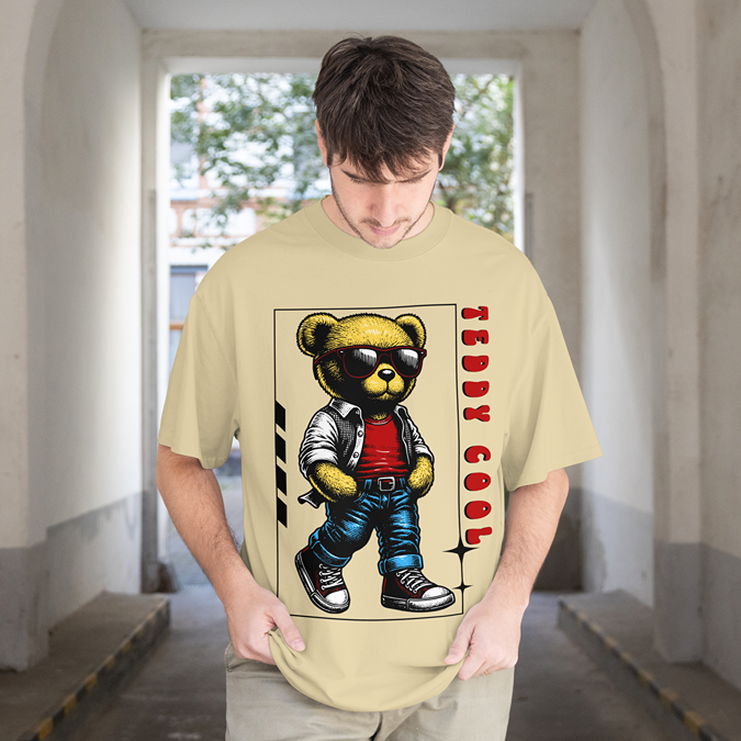 T-Shirt - Teddy Cool - Oversized Fit