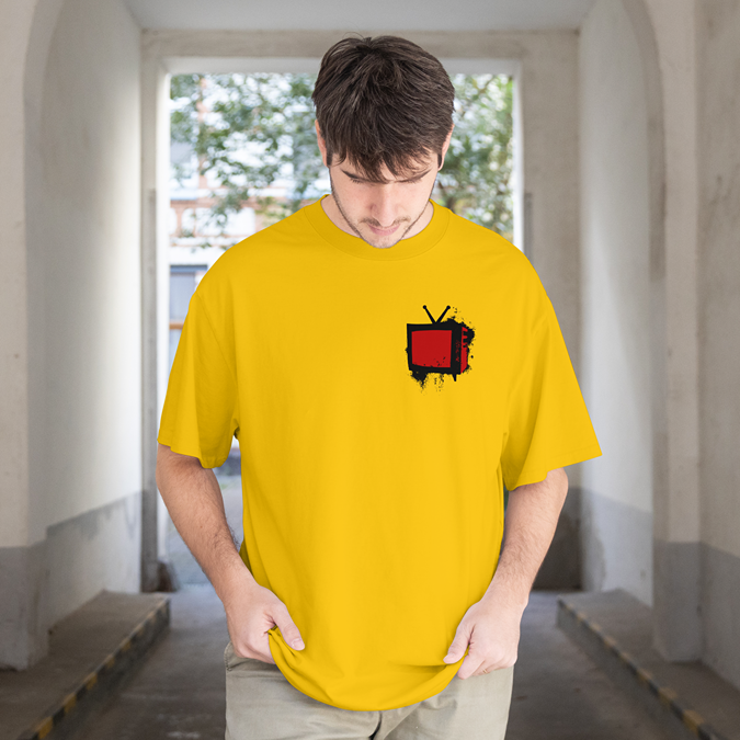 T-Shirt - Bad Television - Oversized Fit - Minimal